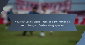 Youssouf Sabaly: Ligue 1 Bijdragen, Internationale Verschijningen, Carrière Hoogtepunten